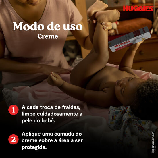 Creme Preventivo Assaduras Huggies Pele Protegida c/3 de 80g